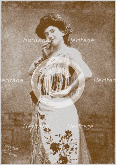 Emma Calvé as Carmen. Artist: Dupont, Aimé (1842-1900)