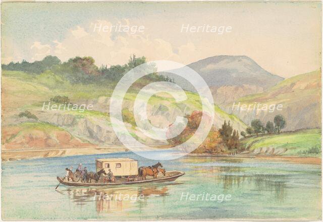 Crossing the James River, 1878. Creator: Unknown.