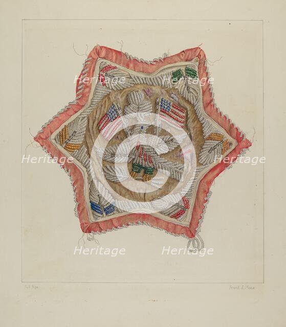 Embroidery, 1935/1942. Creator: Frank J Mace.