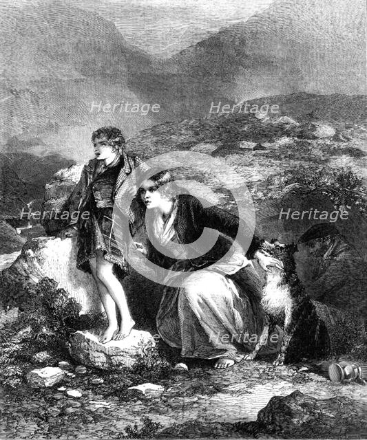 "Looking Out" - painted by F. W. Topham - from the Exhibition of the Society of Painters in Water Co Creator: Horace Harral.