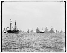 Start, 46-footers, 1891 Aug 7. Creator: Unknown.