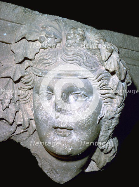 Image of the Nabatean God Dushares, 1st century. Artist: Unknown