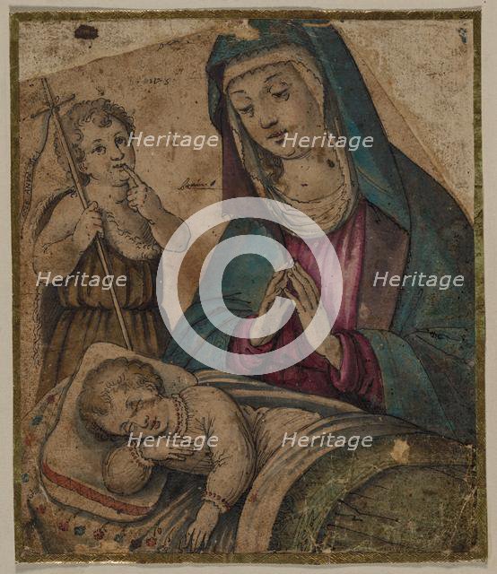 Virgin and Child with Saint John, 1500s. Creator: Unknown.