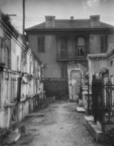 St. Louis Cemetery, New Orleans, between 1920 and 1926. Creator: Arnold Genthe.