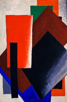 Architectonic Painting, 1916. Creator: Popova, Lyubov Sergeyevna (1889-1924).