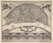 Cologne and Deutz, 1635. Creator: Wenceslaus Hollar.