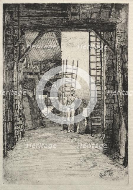 The Lime-burner, 1859. Creator: James McNeill Whistler (American, 1834-1903).