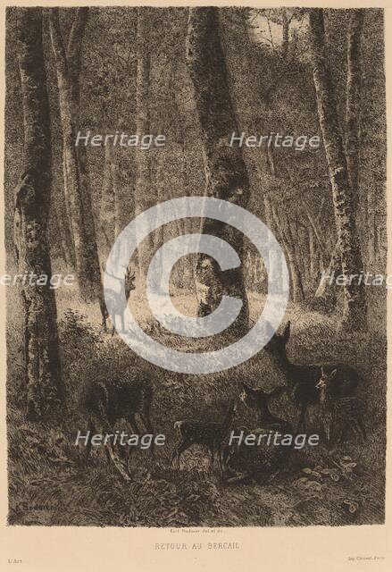 Retour au Bercail. Creator: Karl Bodmer.