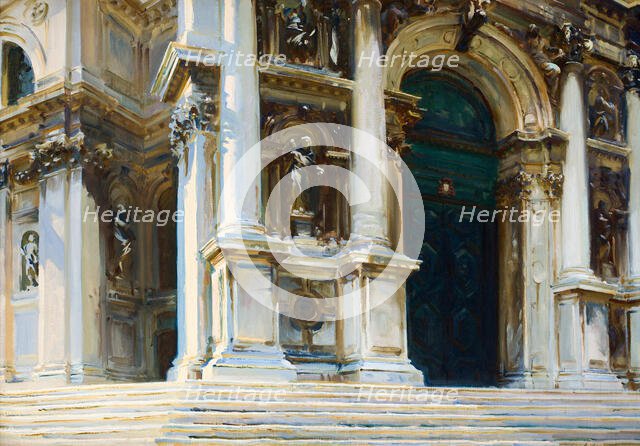 Santa Maria della Salute in Venice, 1909. Creator: Sargent, John Singer (1856-1925).
