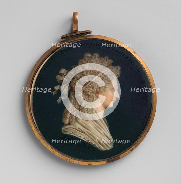 Marie-Thérèse-Charlotte (1778-1851), Daughter of Louis XVI, 1795. Creator: Jacques-Joseph Degault.