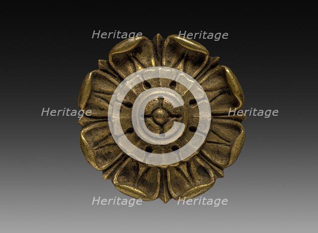 Ornamental Rosette, c. 1775-1825. Creator: Unknown.