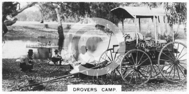 Drovers camp, Australia, 1928. Artist: Unknown