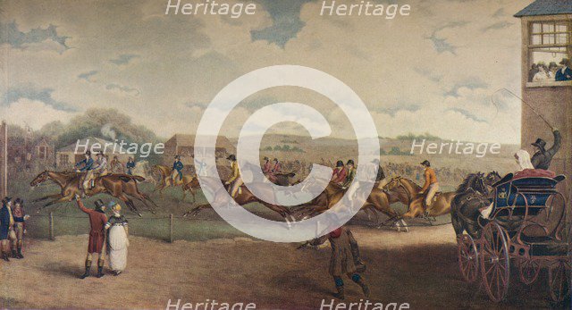 'The Bibury Meeting', early 19th century, (1922). Artist: C Turner.