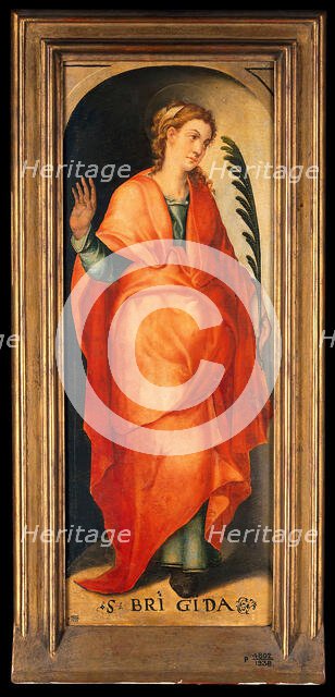 Saint Brigid (?), 16th century. Creator: Unknown.