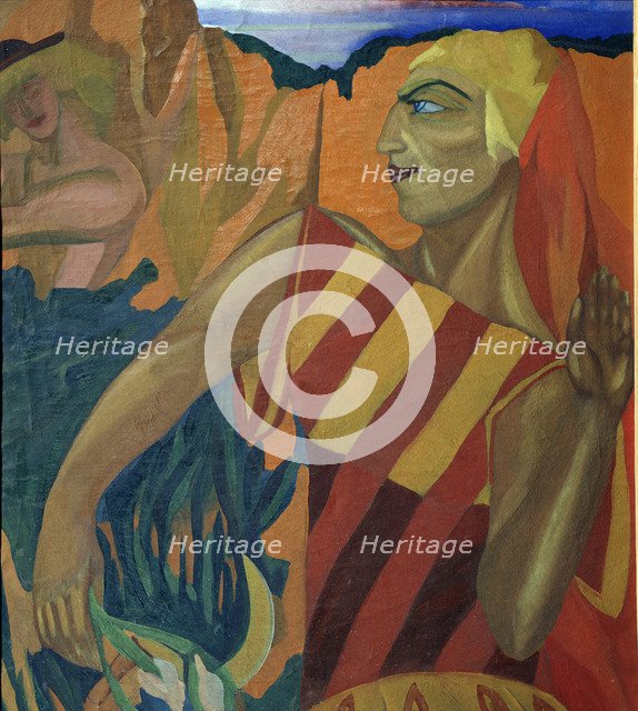 Medea. Costume design for the ballet The golden Fleece, 1915. Artist: Lermontova, Nadezhda Vladimirovna (1885-1921)