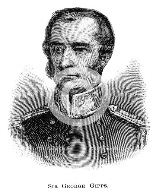 Sir George Gipps, Governor of New South Wales, (1886).Artist: WA Hirschmann