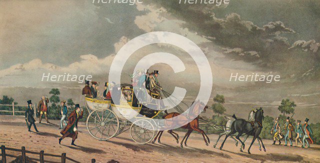 'Stage Coach', c1825, (1929). Artist: George Hunt.