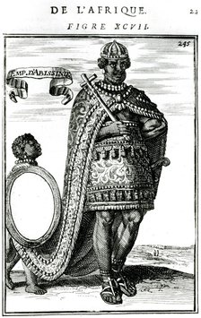 The Emperor of Abyssinia, 17th century. Artist: Anon