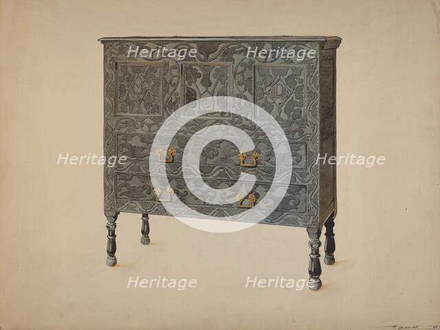 Hadley Chest (Hartford type), 1937. Creator: Harold Merriam.