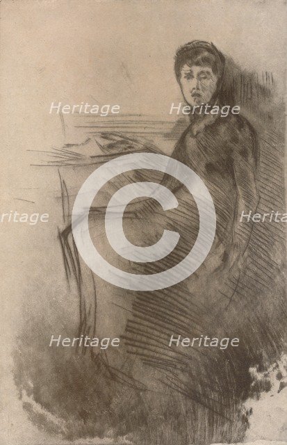 'The Desk', c1870, (1904). Artist: James Abbott McNeill Whistler.