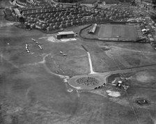 Airfield and Belle Vue Stadium, Doncaster, South Yorkshire, 1935. Artist: Aerofilms.