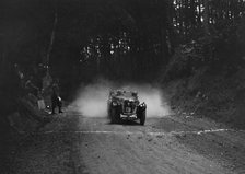 MG Magna taking part in a motoring trial, c1930s. Artist: Bill Brunell.