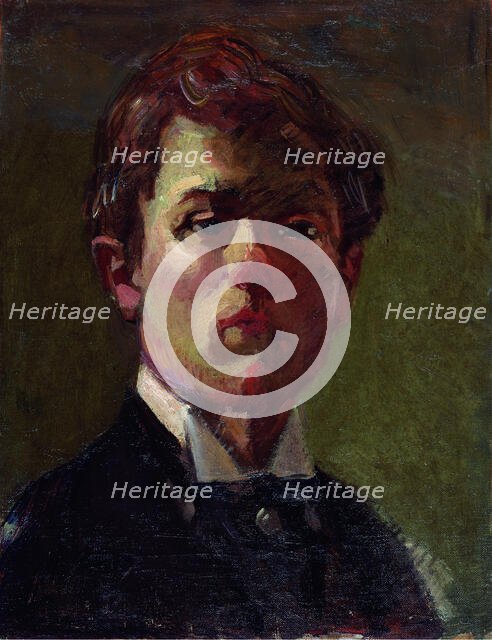 Self-Portrait, 1898. Creator: Dufy, Raoul (1877-1953).