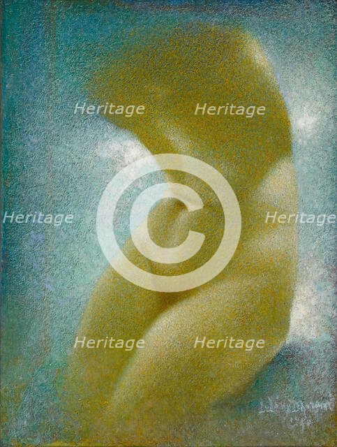 Torse de femme, . Creator: Lévy-Dhurmer; Lucien (1865-1953).