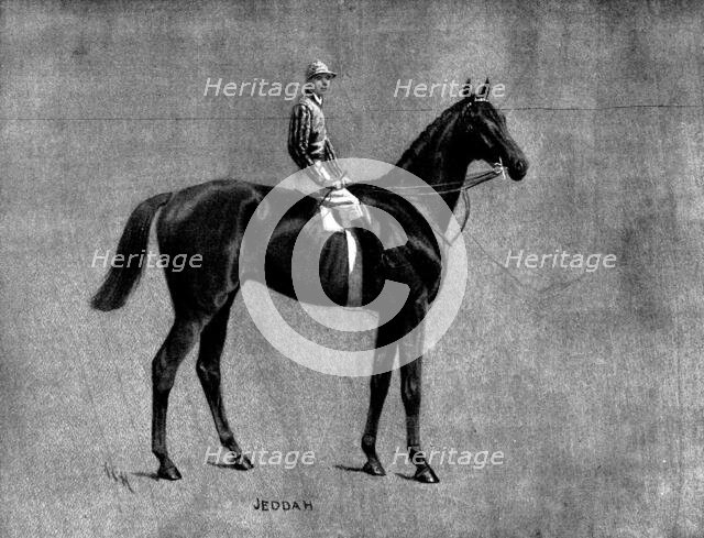 Mr. J. W. Larnach's Jeddah, winner of the Derby, 1898. Creator: Unknown.