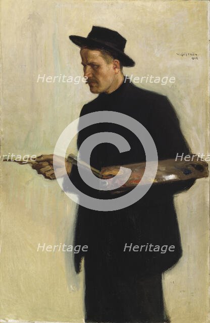 Self-Portrait, 1902. Creator: Vilho Sjöström.