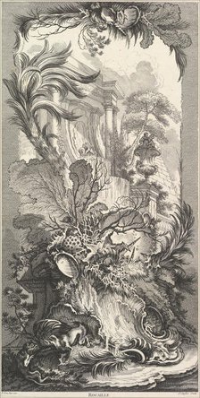 Rocaille (Rock Garden), ca. 1737. Creator: Claude Augustin Duflos le Jeune.