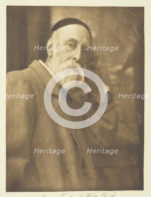 George Frederick Watts, R.A., c. 1893. Creator: Henry Herschel Hay Cameron.
