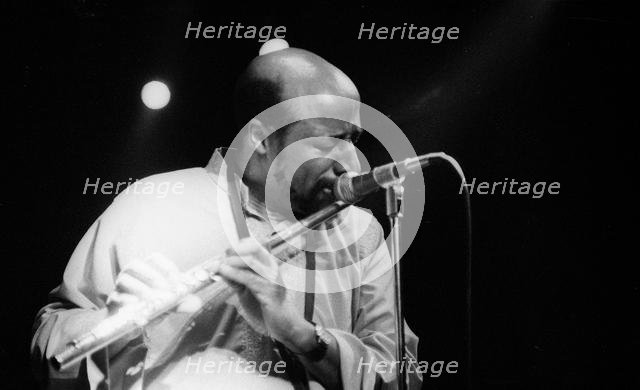 Yusef Lateef, Ronnie Scott's, London, 08.88. Creator: Brian O'Connor.