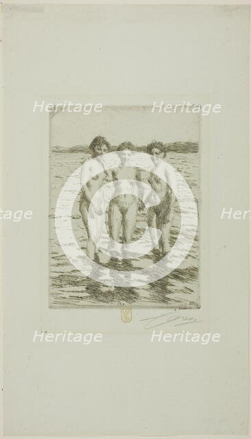 The Three Graces, 1910. Creator: Anders Leonard Zorn.