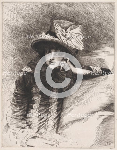 Berthe, 1883. Creator: James Tissot.