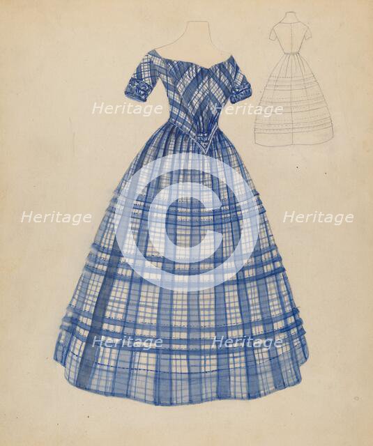 Dress, 1935/1942. Creator: Unknown.