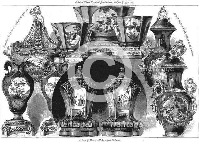 'Sale of Old Porcelain belonging to the late Earl of Dudley', 1886.  Creator: Unknown.