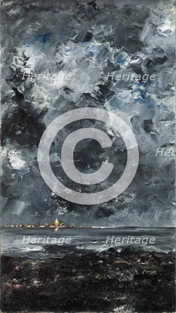 The Town. Artist: Strindberg, August (1849-1912)