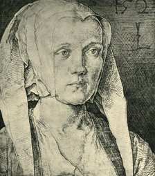 Portrait of a woman, 1521, (1943). Creator: Lucas van Leyden.