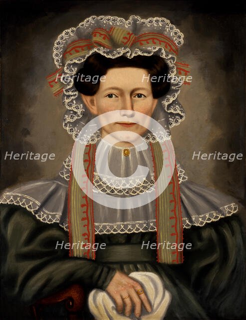 Lady of Squire Williams House, ca. 1829. Creator: Erastus Salisbury Field.