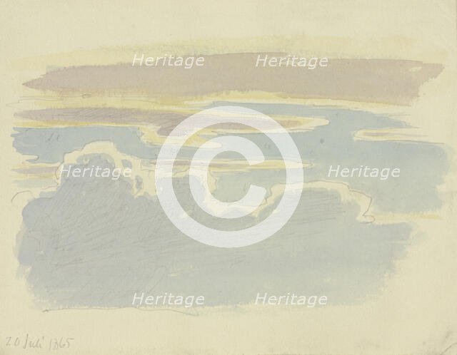 Clouds, 1865. Creator: Carl Theodor Reiffenstein.