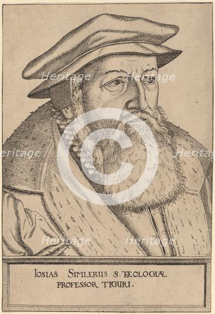 Josias Simler. Creator: Jost Ammon.