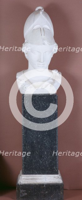 Bust of Athena, 1888. Artist: Piazza-Crarara