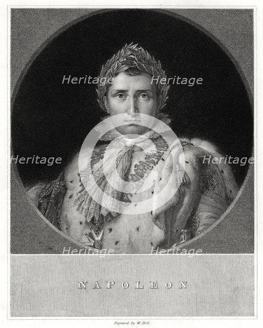 Napoleon Bonaparte, 19th century.Artist: W Holl