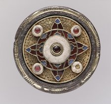 Disk Brooch, Anglo-Saxon, early 600s. Creator: Unknown.