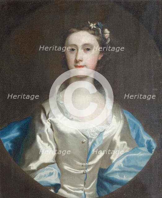 Portrait of a Woman, 1745. Creator: Joseph Highmore.