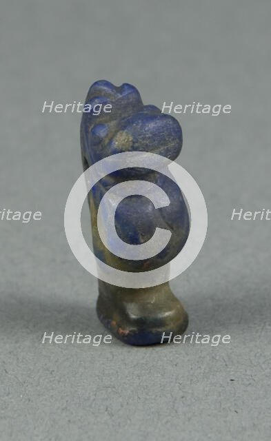 Amulet of the Goddess Taweret, Egypt, Second Intermediate Period-Early New Kingdom, Dynasty 15... Creator: Unknown.