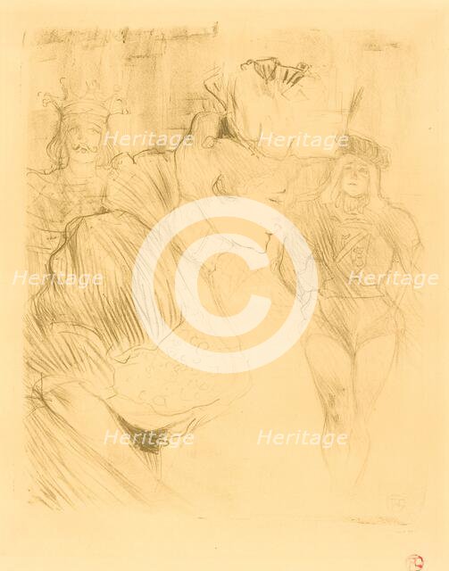 Lender Bowing (Lender saluant), 1895. Creator: Henri de Toulouse-Lautrec.