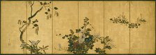Flowers of Autumn and Winter, 19th century. Creator: Suzuki Kiitsu.