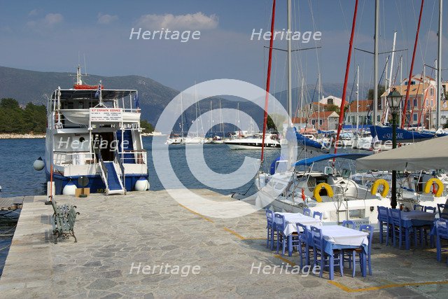 Quayside, Fiskardo, Kefalonia, Greece.